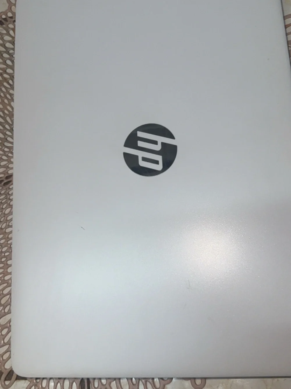 HP White-Silver Laptop with White Backlit Keyboard. New I never used it